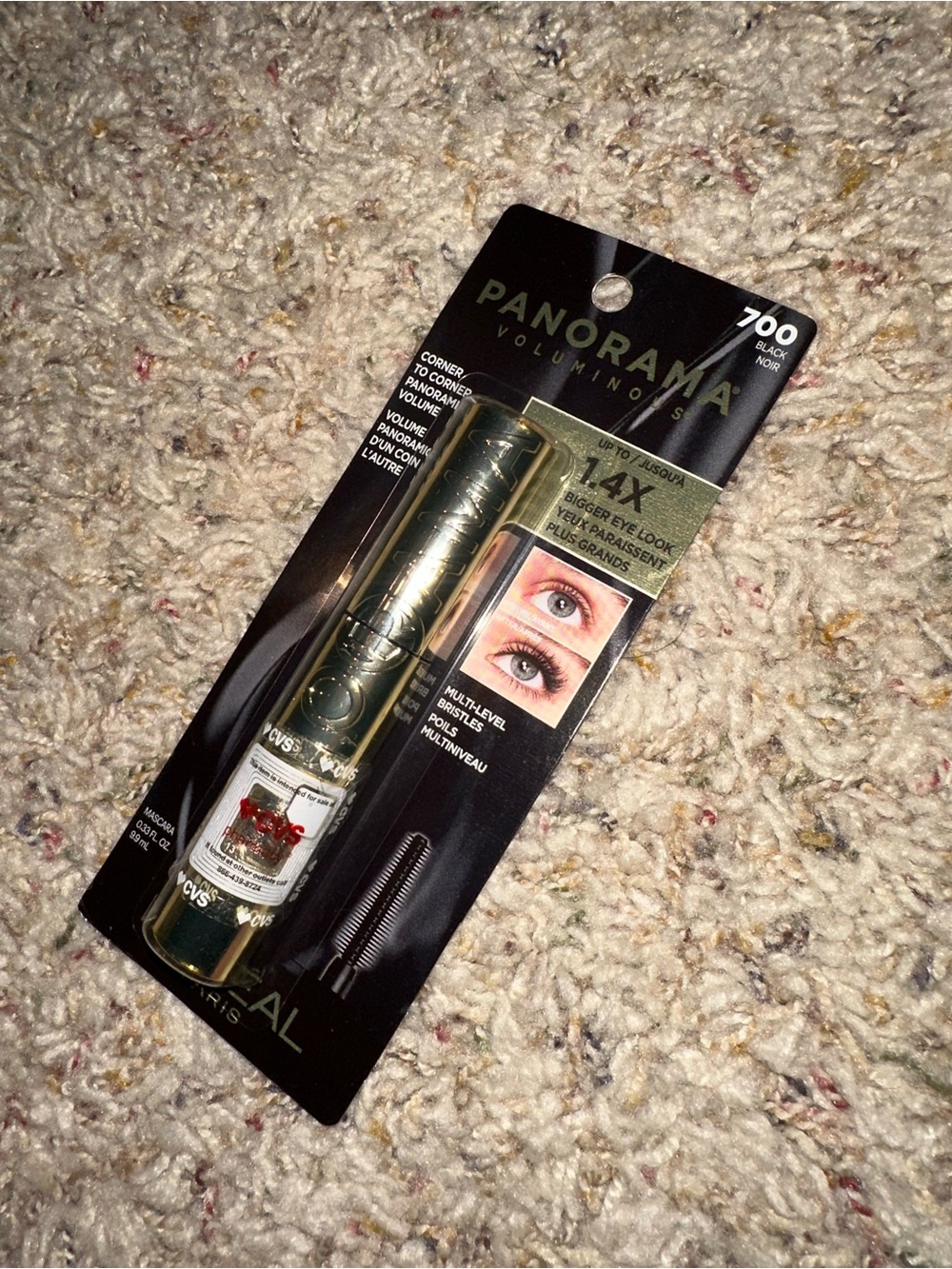 Loreal Panarama Mascara in Black with Gold Accents